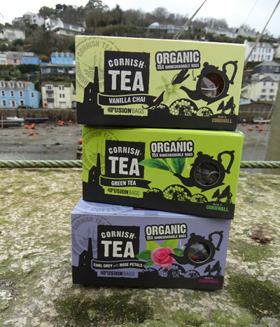 Cornish Tea Fusion Bags (organic) - Purely Cornish for Cornish Hampers